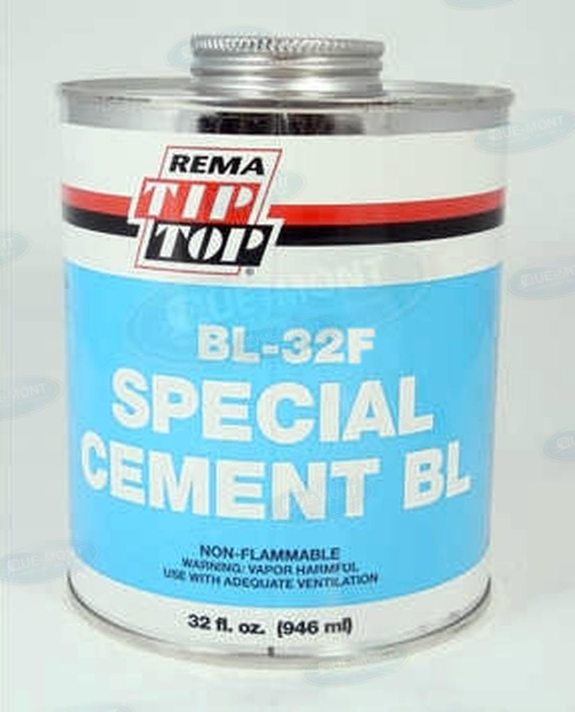 Rema Tip Top BL-32F Special Blue Cement Tire Patch Glue Can 32 fl. oz. /  946 ml