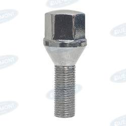 Noix conique chromée jeep style lug (12 mm x 1.25 - l. 27 mm - prise douille 19 mm)(20)